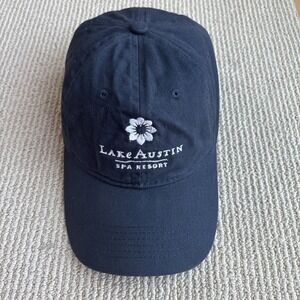 Lake Austin Spa And Resort Hat Cap Adjustable cotton blue